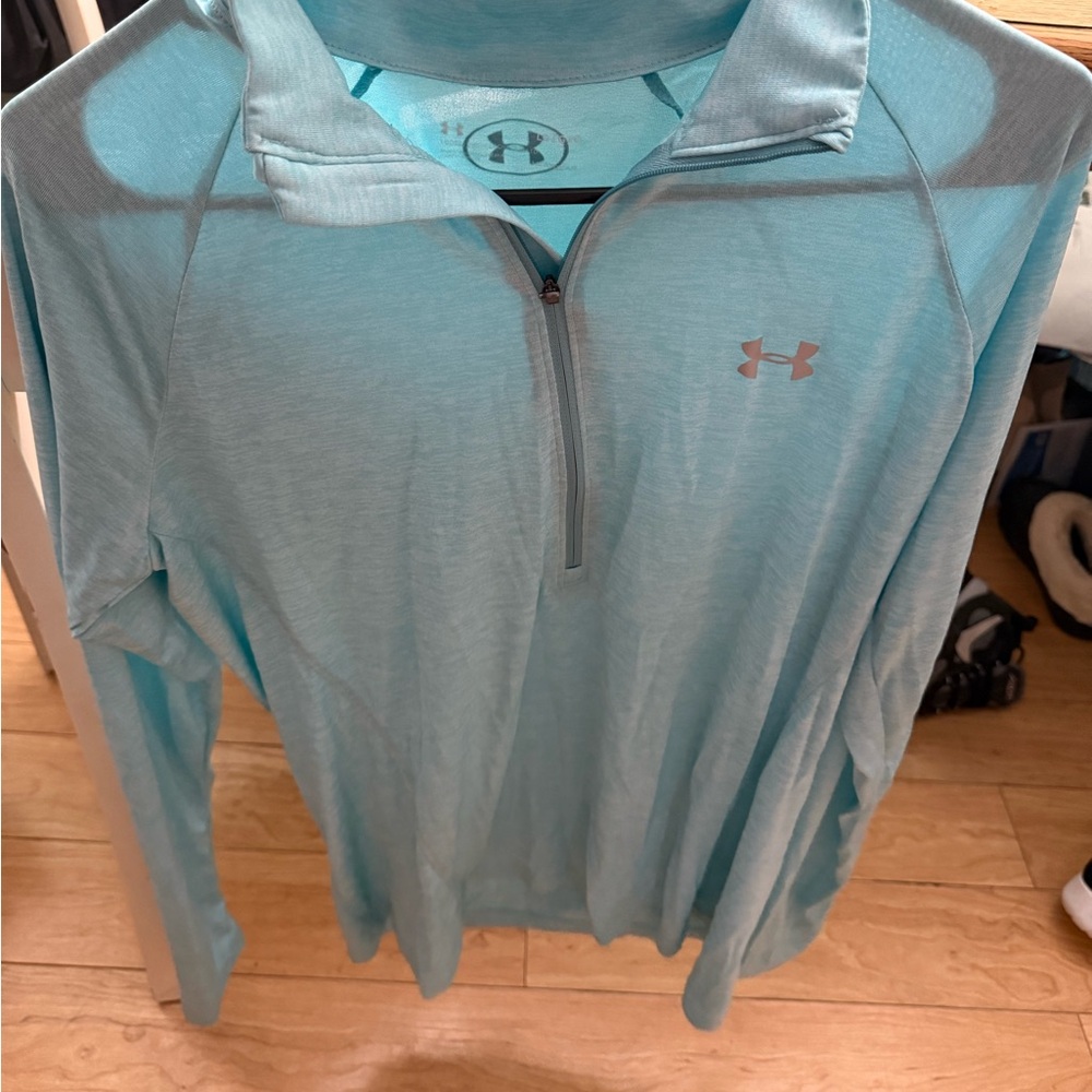 Under Armour Sky Blue Zip Pullover